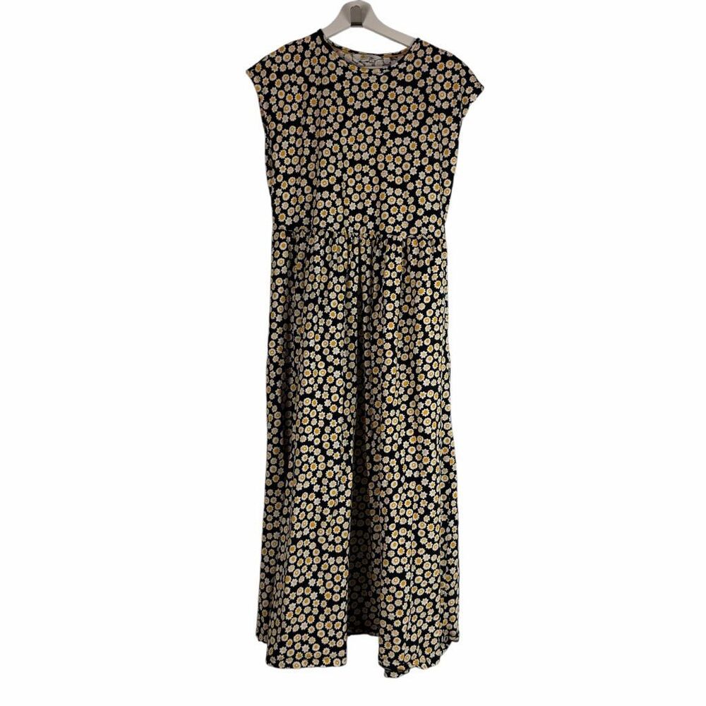 Boden Easy T-Shirt Daisy Ditsy Swirl Floral Dress size 8L